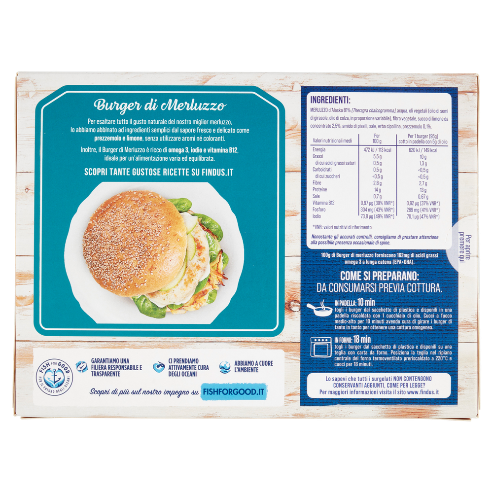 Burger Di Merluzzo Capitan Findus - Foto 3