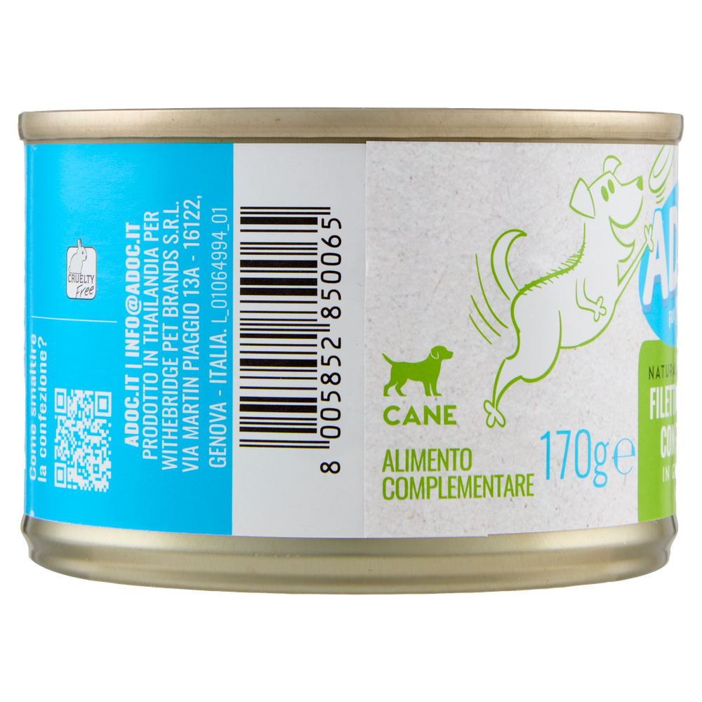Alimento Umido Per Cani Naturally Premium Filetti Pollo Anatra Adoc - Foto 2