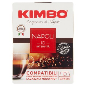 Caps Caffe' Kimbo Napoli Compatibili Sistema A Modo Mio Conf.10 Caps