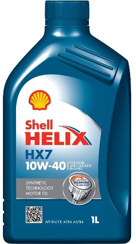 Olio Lubrificante Per Auto Semisintetico Helix Hx7 10w40 Shell L.1