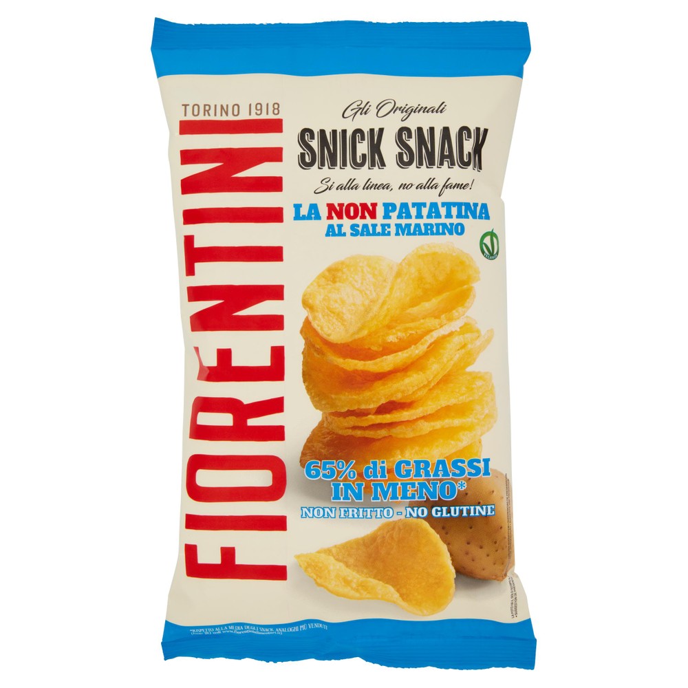 Chips Di Patate La Non Patatina Snick Snack Al Sale Marino Fiorentini - Foto 1