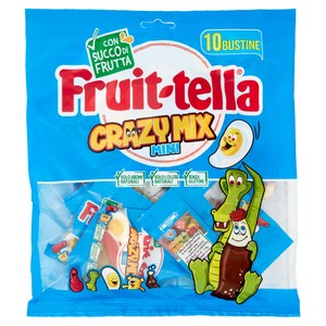 Caramelle Crazy Mix Mini Ai Frutti 10 Bustine Fruittella - Foto 1