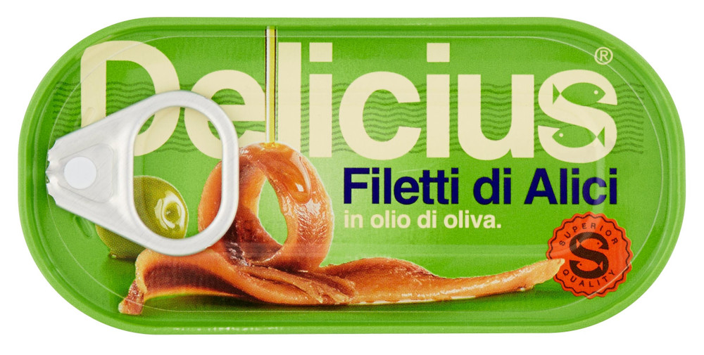 Filetti Di Alici Superior In Olio D'oliva Delicius - Foto 1