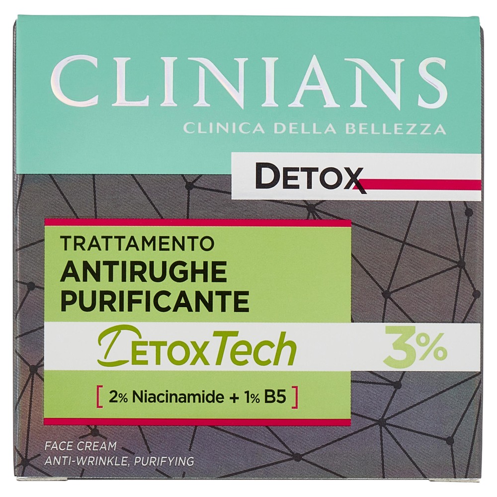 Crema Viso Antirughe Detox Clinians - Foto 1