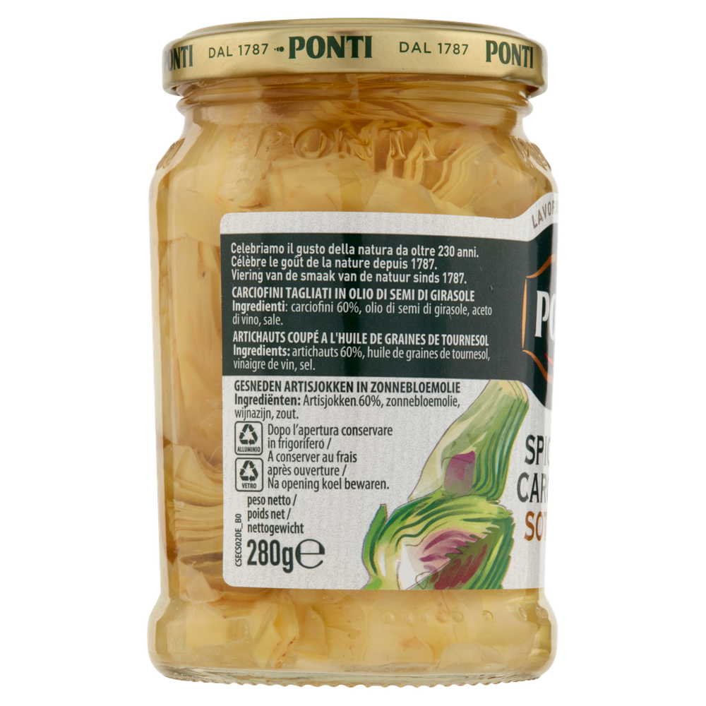 Spicchi Di Carciofini Sott'olio Ponti - Foto 2