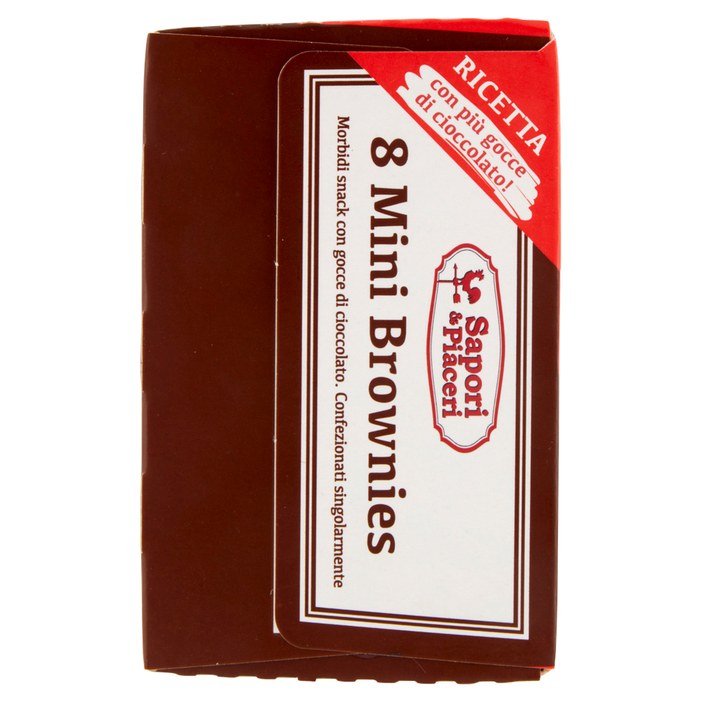 Mini Brownies 8x30g Con Gocce Di Cioccolato Sapori & Piaceri - Foto 2