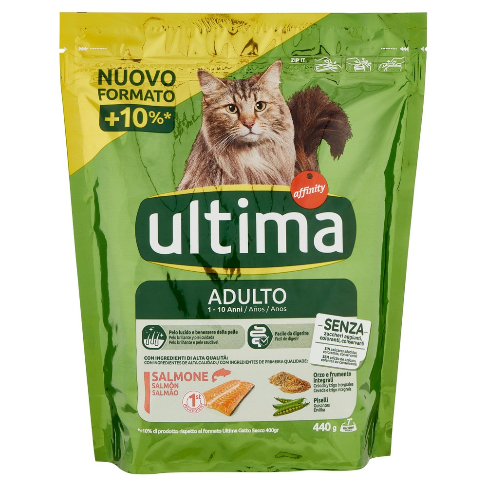 Alimento Secco Per Gatti Salmone Ultima - Foto 1