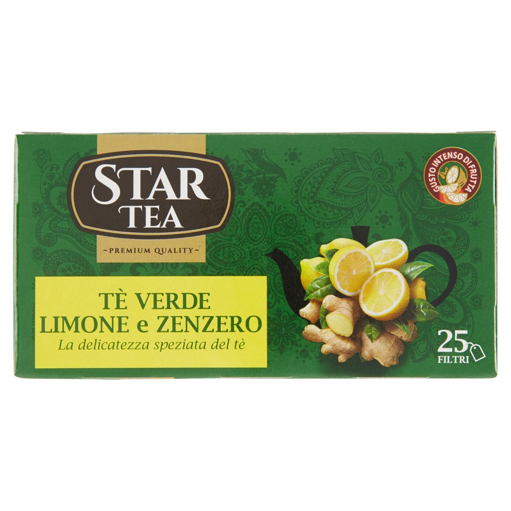 Te' Verde Limone E Zenzero Star 25 Filtri