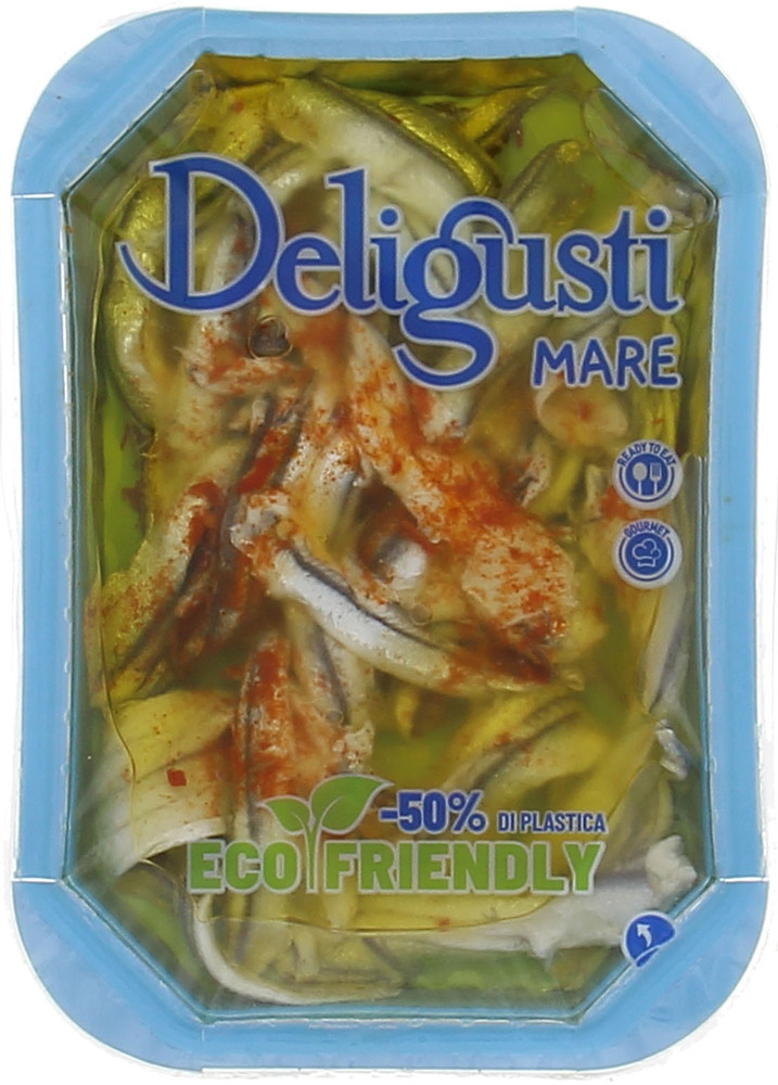 Filetti Di Alici Marinati Piccanti Deligusti Ecofriendly - Foto 1