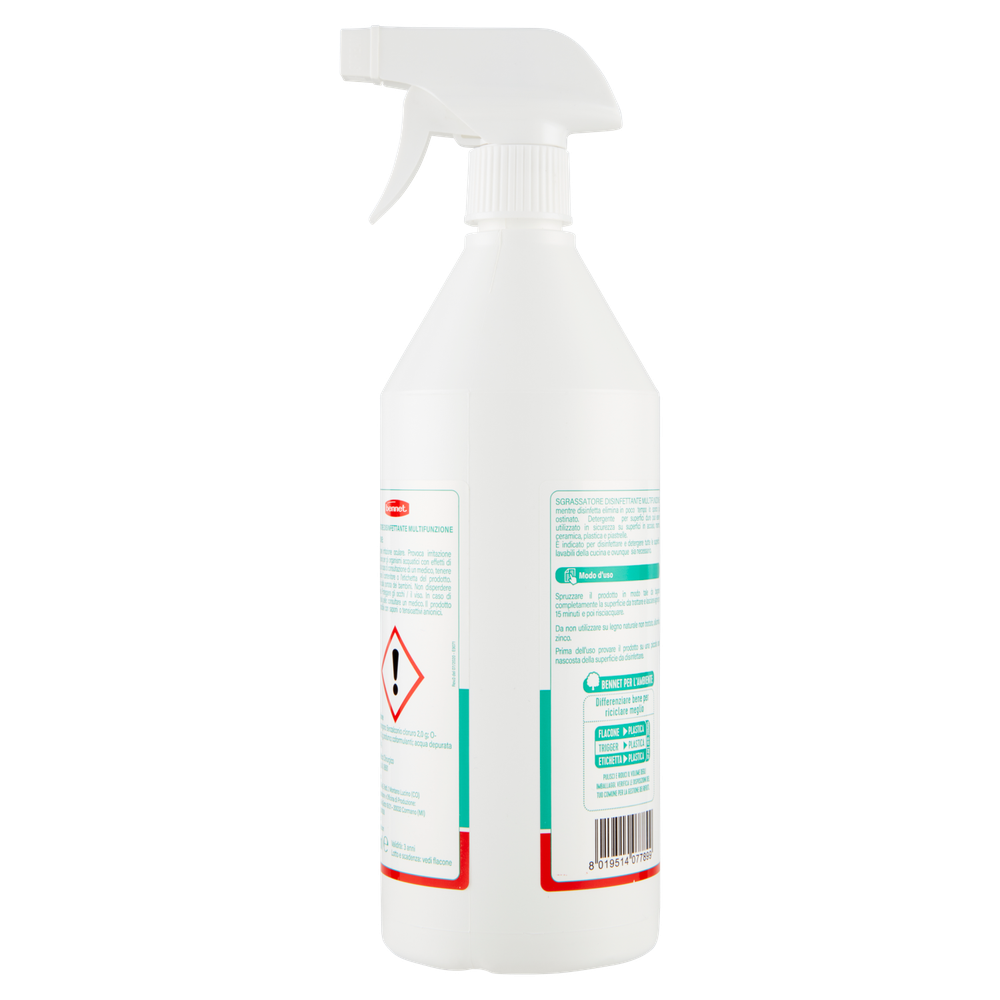 Sgrassatore Disinfettante Spray Bennet