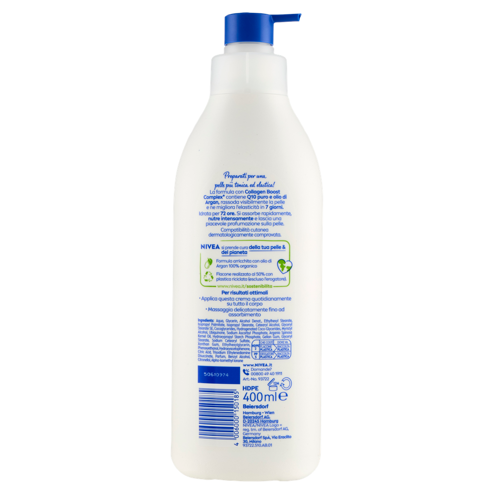 Crema Corpo Extra Nutriente Rassodante Q10+olio Di Argan Nivea - Foto 3
