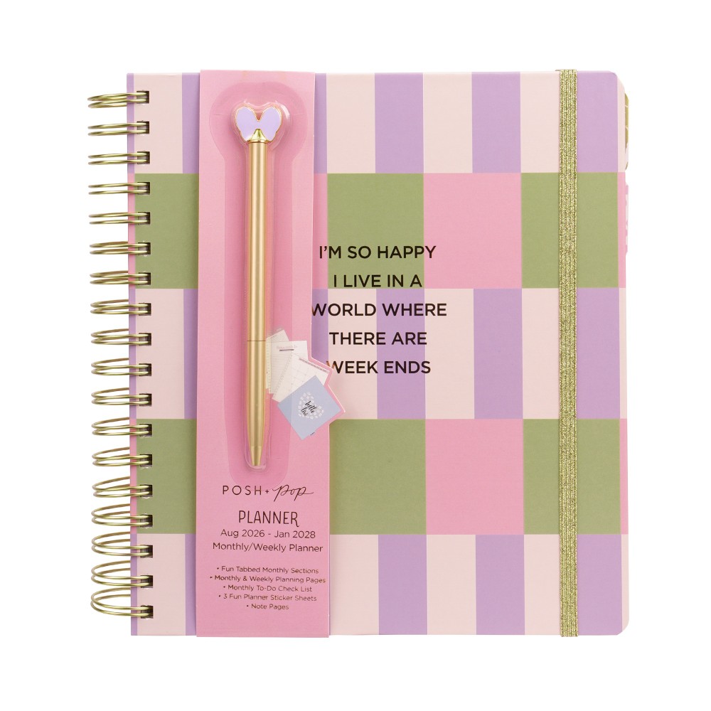 Agenda Settimanale 18 Mesi Plaid - (august 2026 - January 2028) - Foto 1