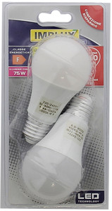 2 Lampadine A Led A Goccia 75we27 Luce Calda Implux - Foto 1