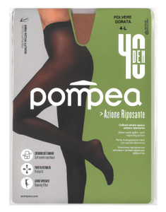 Collant Riposante Tg 4 Polvere Dorata 40 Denari Pompea - Foto 1