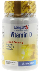 Longlife Vitamina D 400 U.I. 100 Compresse - Foto 1