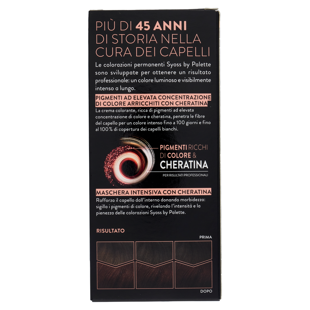 Colorazione Capelli Base 3.28 Castano Scuro Syoss By Palette - Foto 3