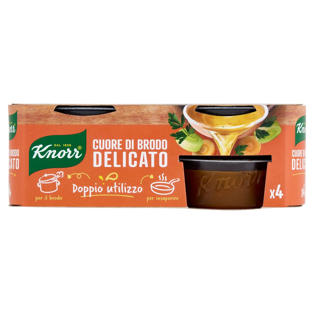Cuore Di Brodo Delicato Senza Glutammato 4x28g Knorr - Foto 1