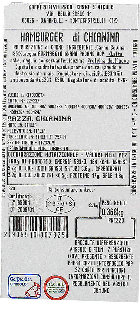 Hamburger Di Chianina - Foto 2