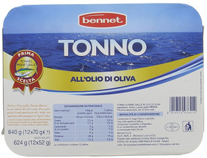 Tonno In Olio D'oliva Bennet 12 Da Gr.70 - Foto 2