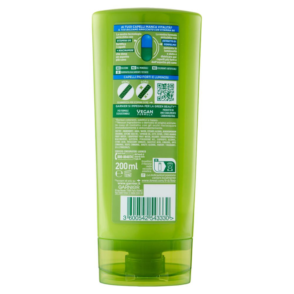 Balsamo Fructis Capelli Normali Garnier