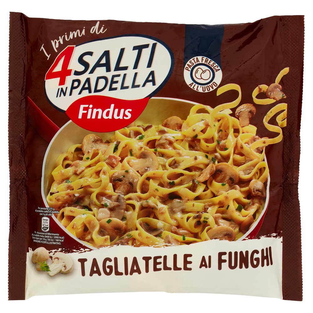 Tagliatelle Ai Funghi 4 Salti In Padella Findus - Foto 1