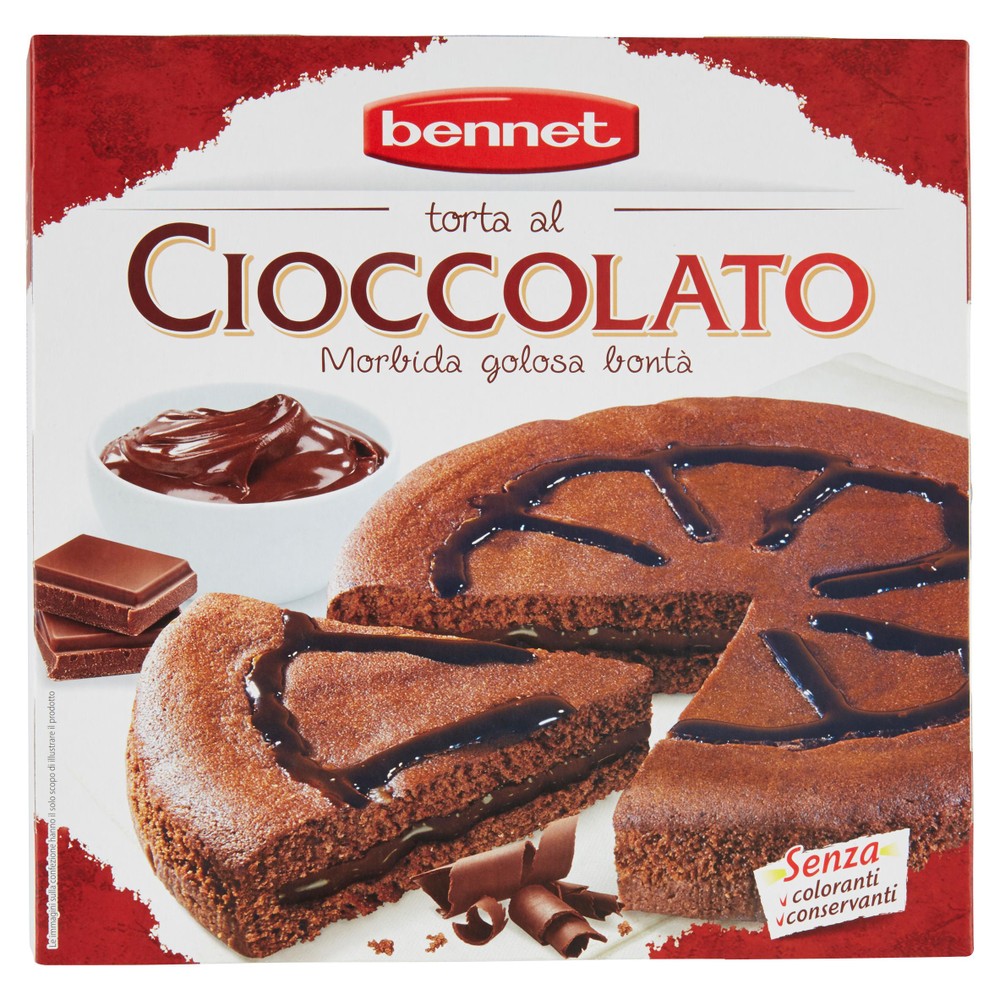 Torta Al Cioccolato Friabile Con Crema Al Cacao Bennet - Foto 1