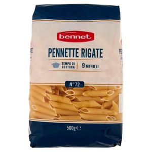 Pennette Rigate N72 Pasta Di Semola Di Grano Duro Bennet