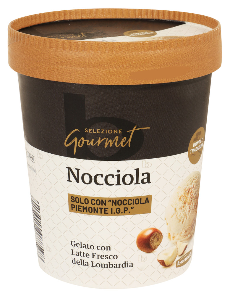 Gelato Alla Nocciola Piemonte Igp Selezione Gourmet Bennet - Foto 1