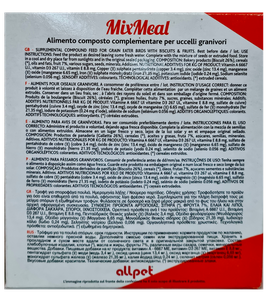 Mixmeal Mangime Complementare Uccelli Granivori Allpet - Foto 3