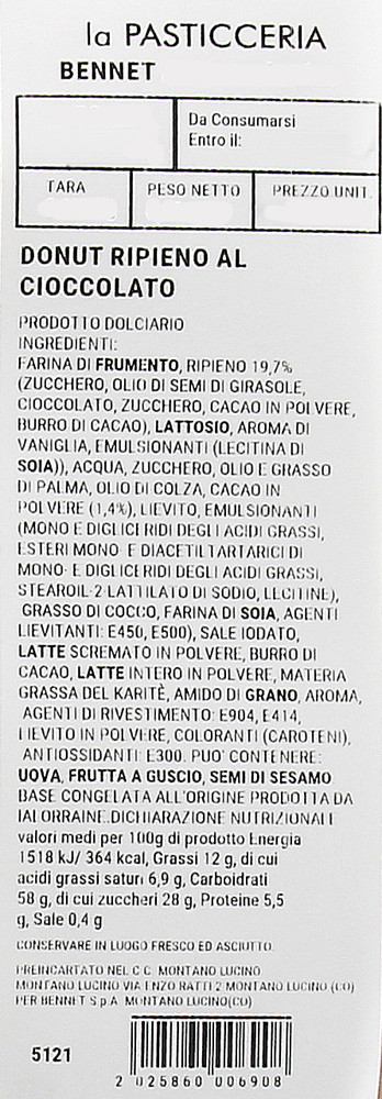 Donut Ripieno Al Cioccolato - Foto 3