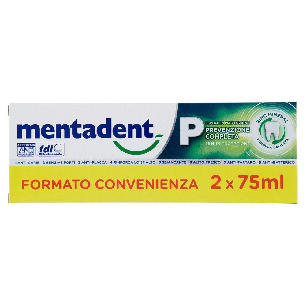 Dentifricio Mentadent P Conf Da 2