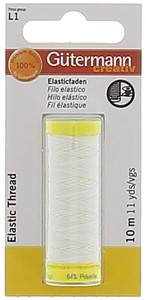 Filo Elastico Colore 5019 Bianco Mt.10 Gutermann - Foto 1