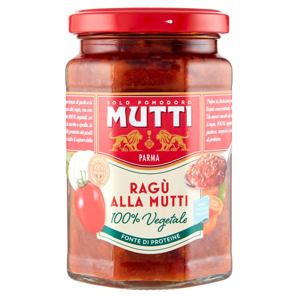 Ragu' 100% Vegetale Con Verdure E Proteine Vegetali Mutti - Foto 1