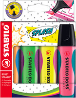 Astuccio In Plastica Stabilo Boss Splash 4 Colori Assortiti Astuccio In Plastica Stabilo Boss Splash 4 Colori Assortiti