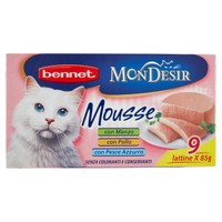 Alimento Umido Per Gatti Mousse Mondesir Bennet 9 Lattine Da Gr.85 Alimento Umido Per Gatti Mousse Mondesir Bennet 9 Lattine Da Gr.85