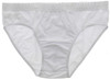 Slip Uomo Mezza Pence 7 Bianco Delinea 93%cotone 7%elastan
