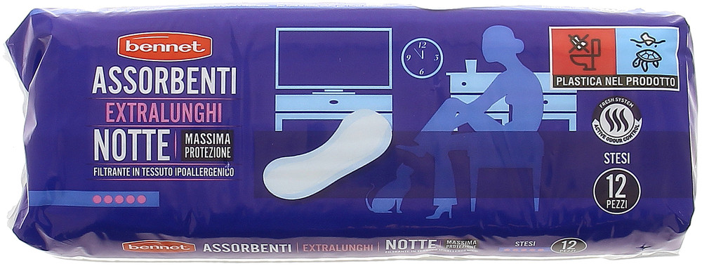 Assorbenti Bennet Notte Conf. Da 12 - Foto 1