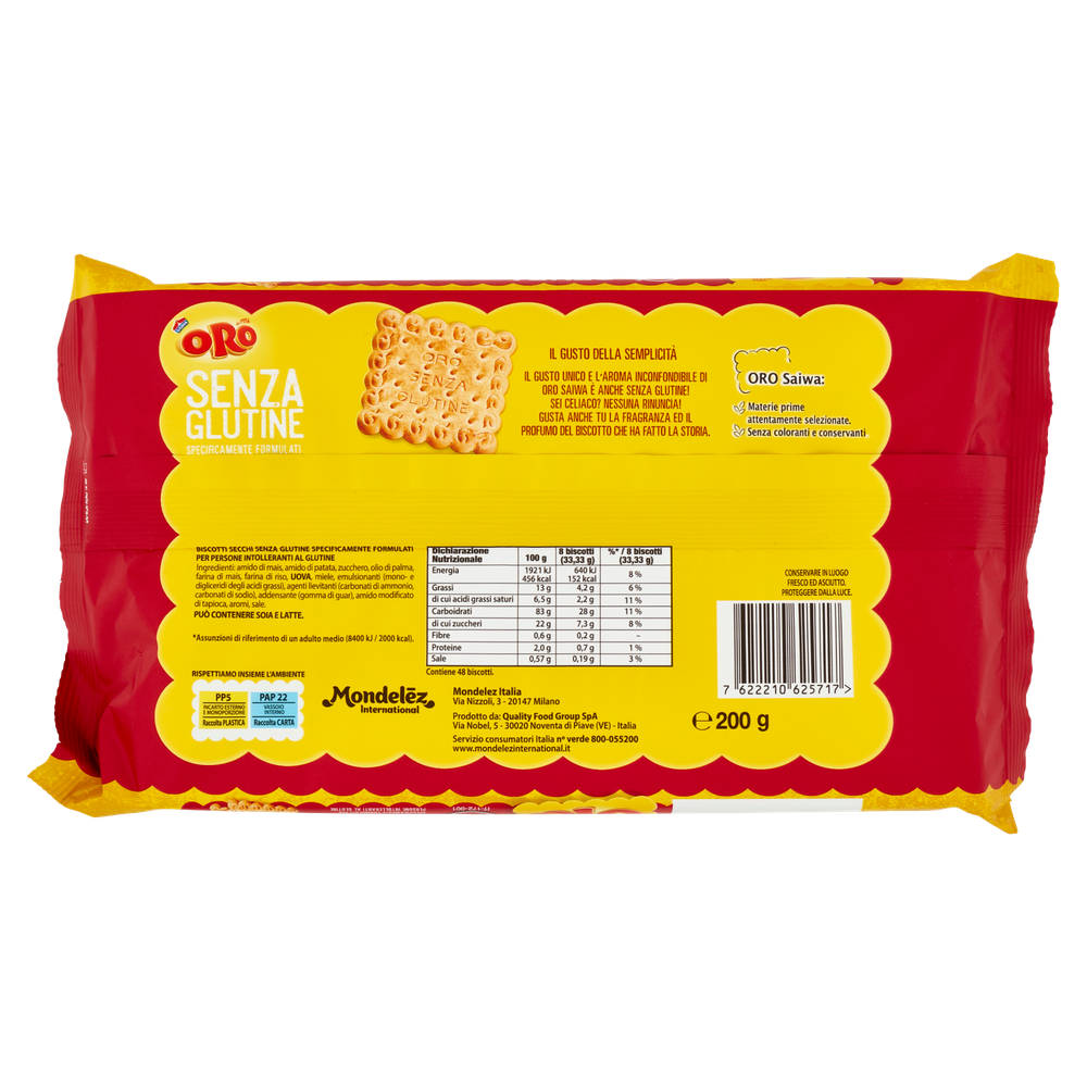 Biscotti Oro Saiwa Senza Glutine - Foto 3