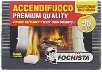Accendifuoco Rapido Fochista Per Stufe E Camini 96 Cubetti P.Q. Accendifuoco Rapido Fochista Per Stufe E Camini 96 Cubetti P.Q.