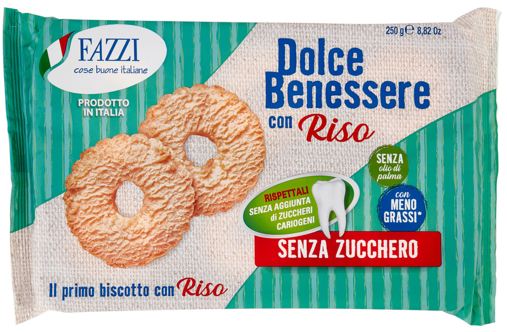 Biscotti Con Riso Senza Zucchero Fazzi - Foto 1