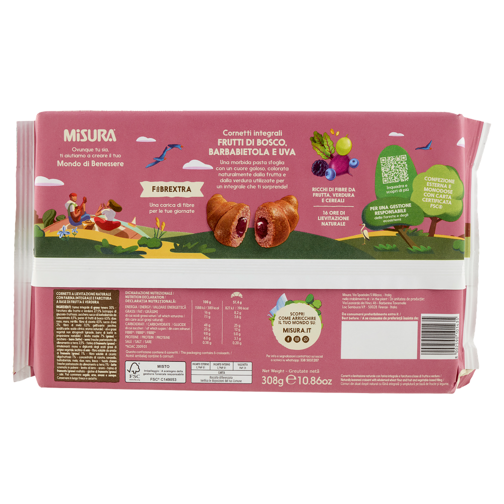 Cornetto Fibrextra Viola Extra Farcitura Misura - Foto 3