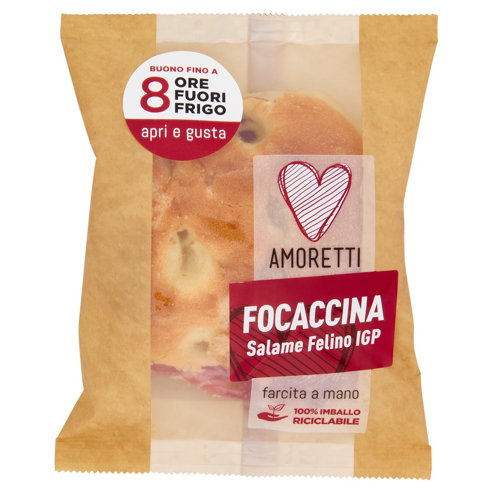 Focaccina Salame Felino Igp Amoretti - Foto 1