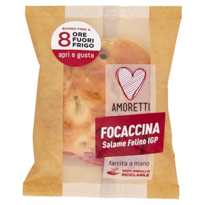 Focaccina Salame Felino Igp Amoretti - Foto 1