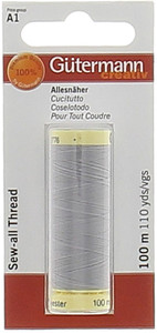 Filo Per Cucire Colore 38 Grigio Argento Mt.100 Gutermann - Foto 1