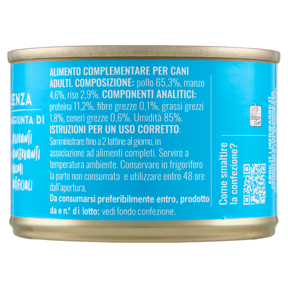 Alimento Umido Per Cani Naturally Premium Filetti Pollo Con Manzo Adoc - Foto 3