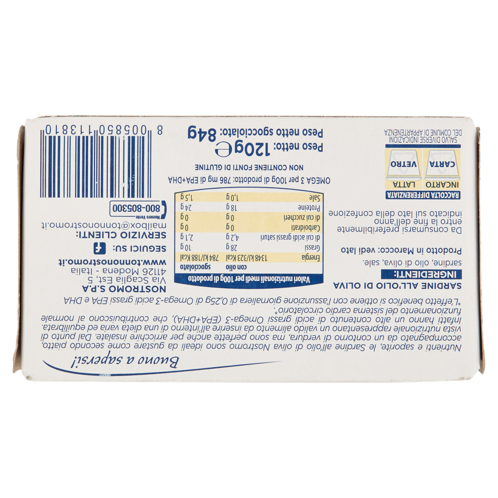 Sardine All'olio Di Oliva 84g Nostromo - Foto 3
