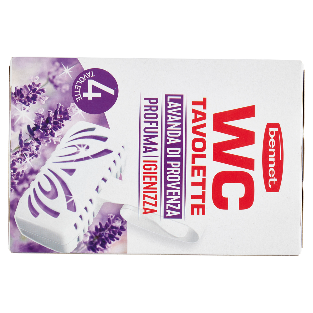 4 Tavolette Per Wc Freschezza Lavanda Bennet - Foto 3