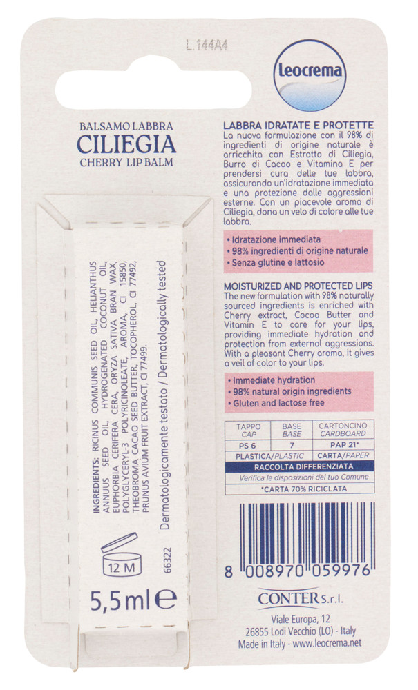 Balsamo Labbra Leocrema Tipi Vari - Foto 3