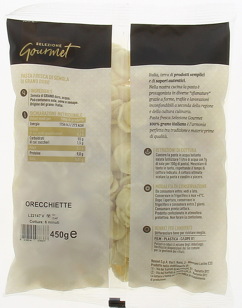 Orecchiette Bari Vecchia Selezione Gourmet Bennet - Foto 2