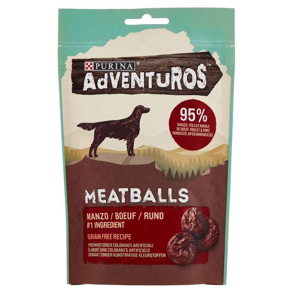 Snack Per Cani Meatball Adventuros - Foto 1